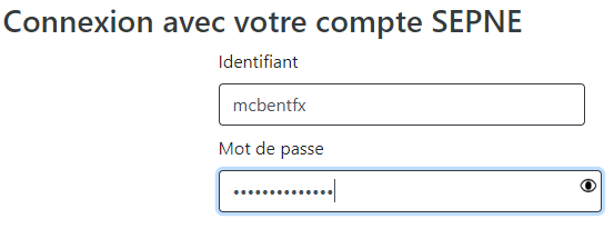 Image of Subsequent Login Sample - English